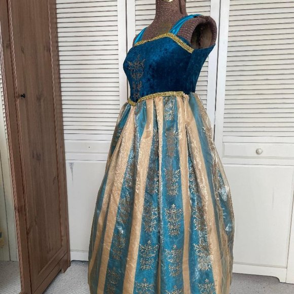 Anna's Coronation Gown Dress-Up or Halloween Costume Children's Size 7/8 - Picture 3 of 16